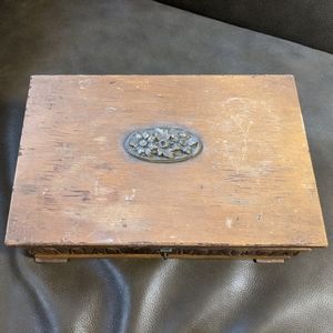 Old jewelry or silverware box